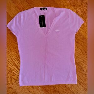 NWT BCBG Maxazria  Knit Top V-Neck - M